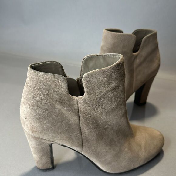 Sam Edelman Shelby • suede ankle booties • size 7.5 • like new • 3” heel (1505) - Picture 1 of 10
